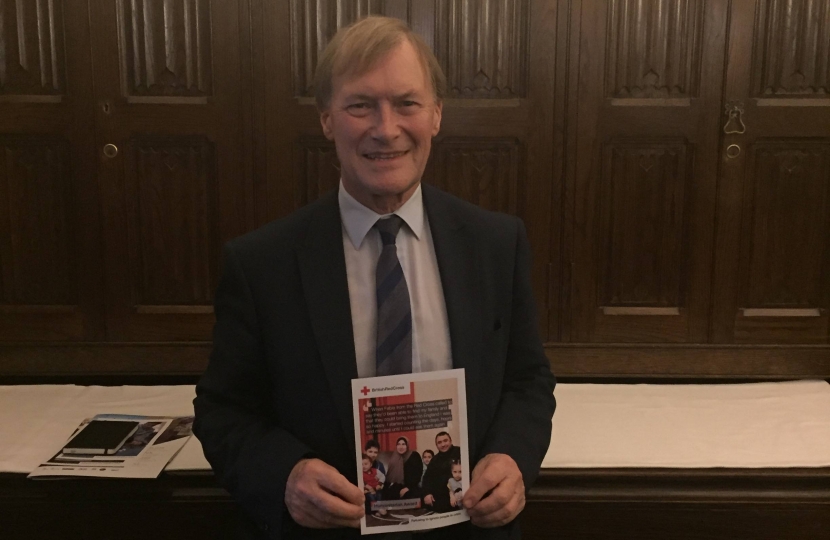 Sir David attended the British Red Cross Aawards